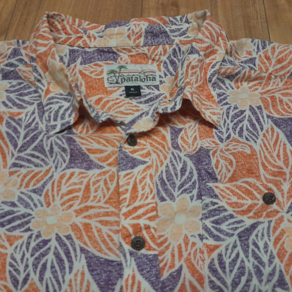 Patagonia Pataloha Hawaiian Aloha Shirt Surf  52560 Men's XL ~~ Limited Edition